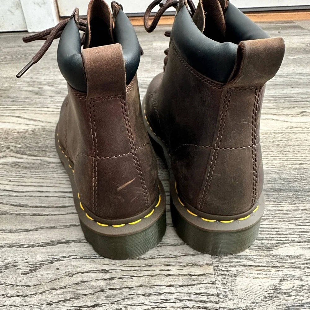 NWOT Doc Dr Martens Crazy Horse 939 Ben Boot Size 6M/7W Brown Durable Boot - Picture 6 of 10